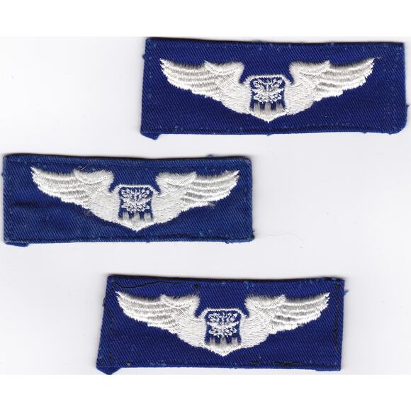 Set/3 Vietnam ERA Air Force Navigator CSO Combat Systems Officer 70's 4" patch - Picture 1 of 7